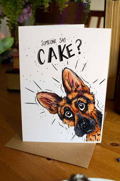 Where's the Cake?! - Greeting Card
