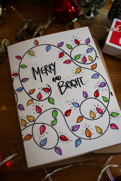 Merry and Bright - Greeting Card