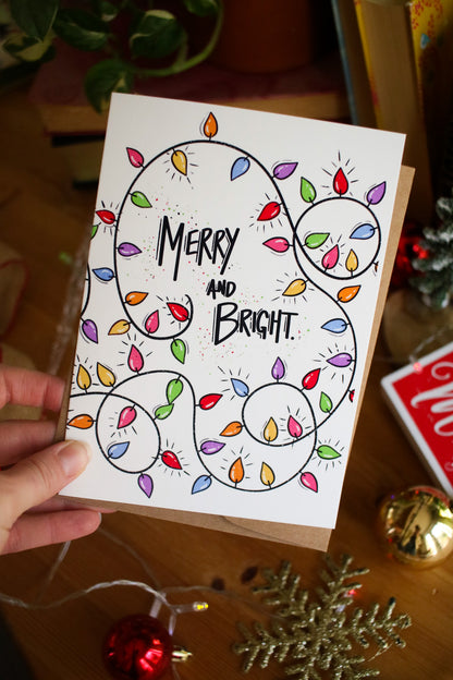 Merry and Bright - Greeting Card