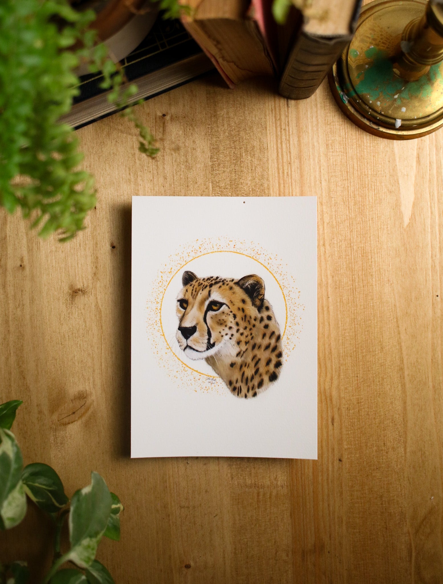 SECONDS - Cheetah 5x7 Print