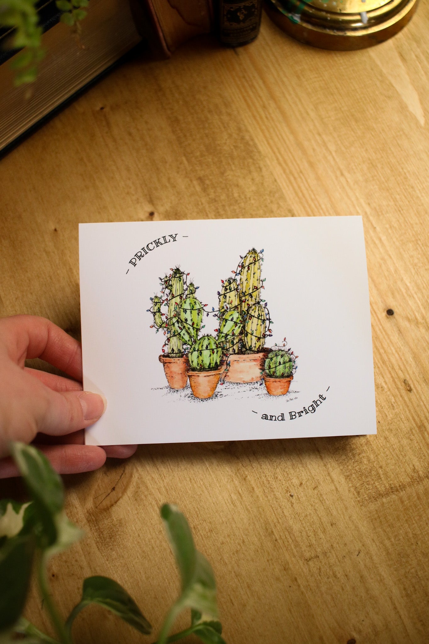 SECONDS - Prickly and Bright Cactus Group (Small Card)