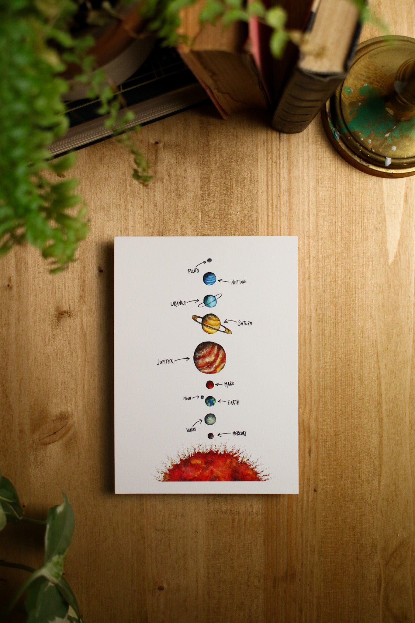 SECONDS - Solar System (Labelled) 5x7 Print