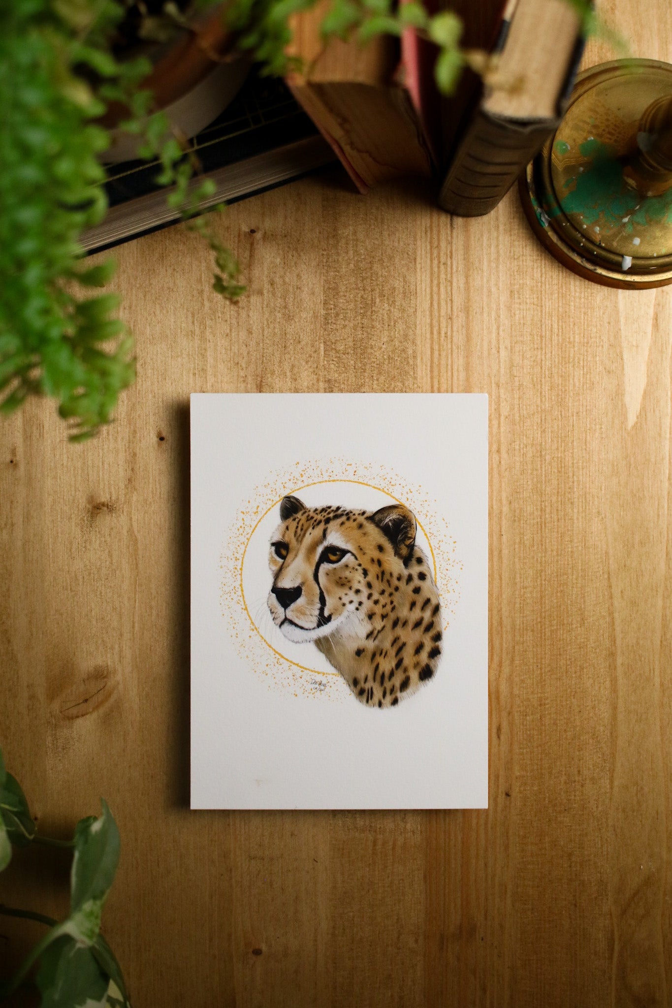 SECONDS - Cheetah 5x7 Print