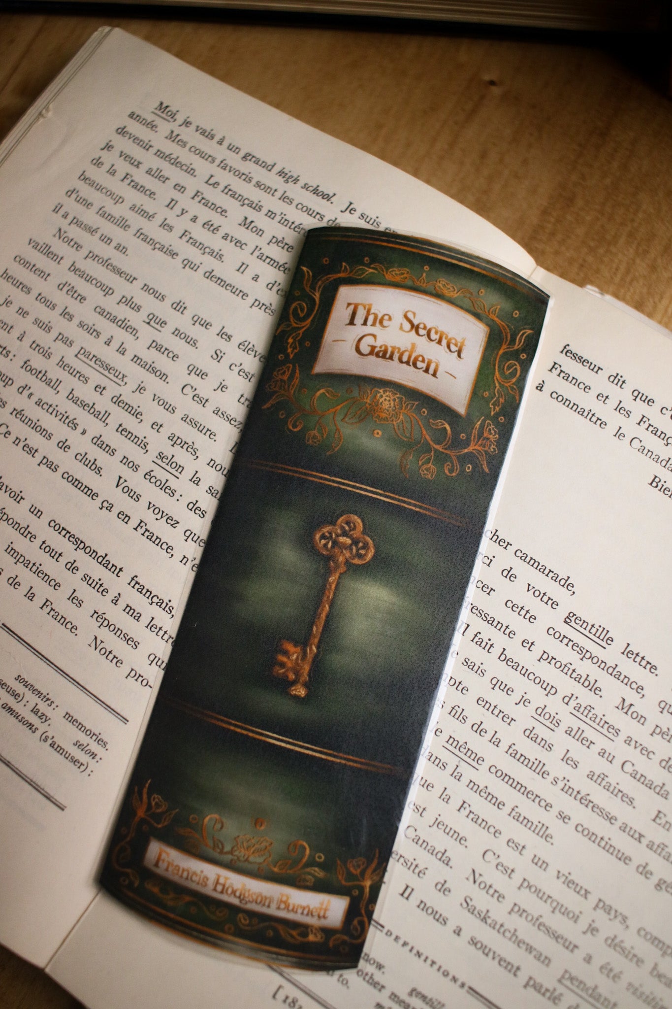 SECONDS - Secret Garden Bookmark