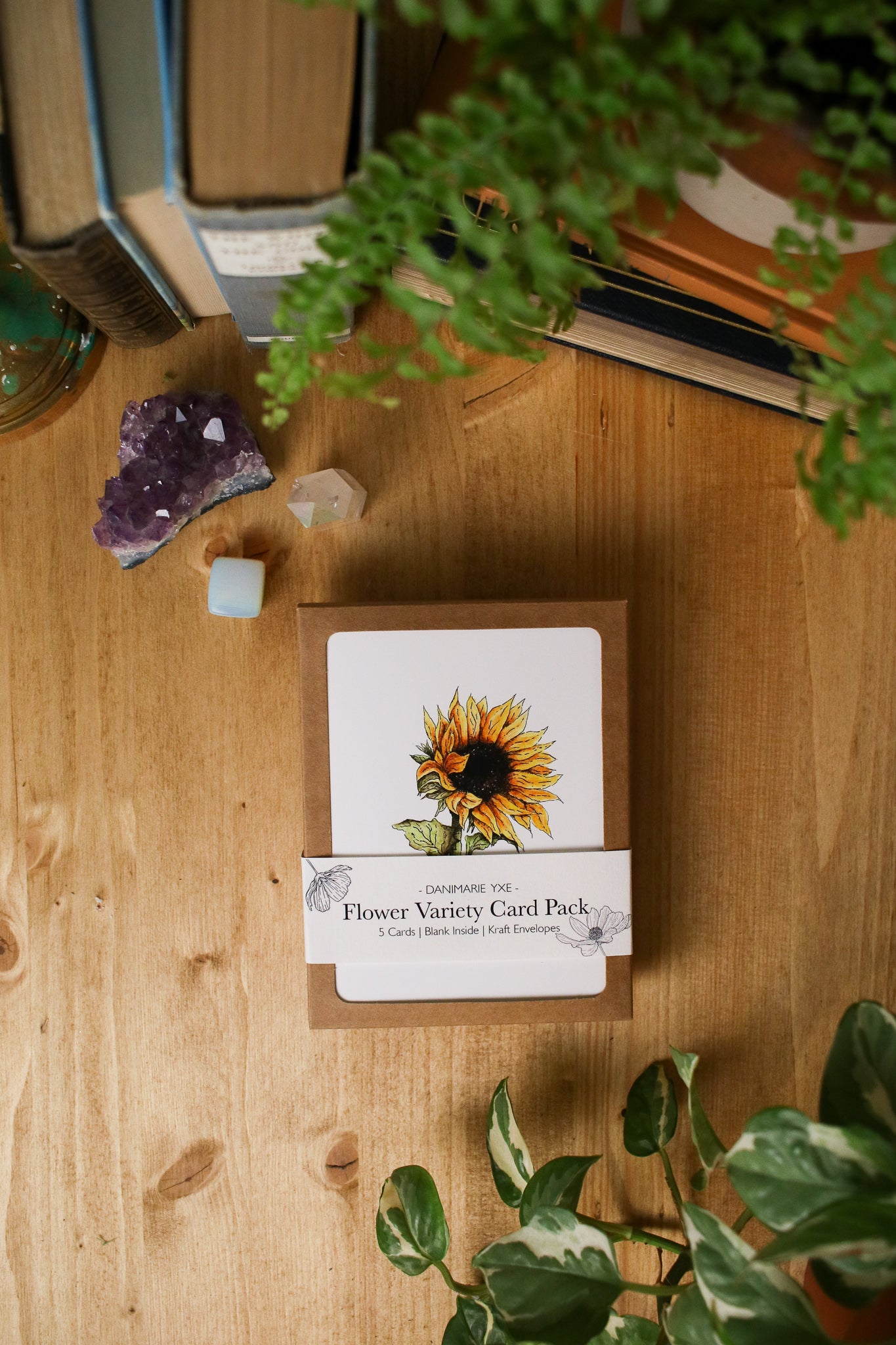 Flower Variety 5 Pack - SMALL Greeting Card