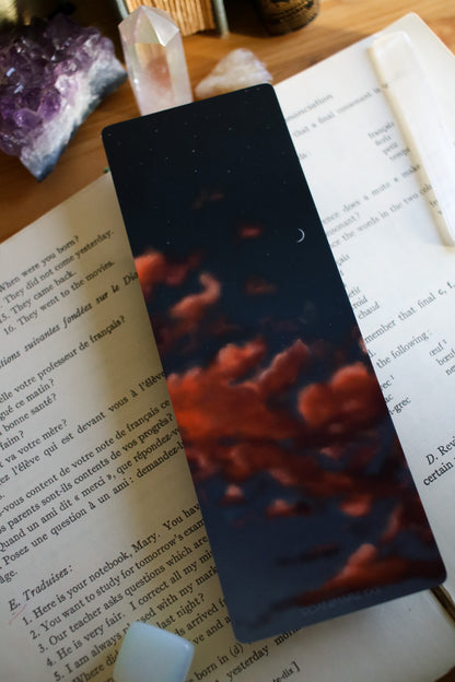 Crescent Moon Sunset Bookmark