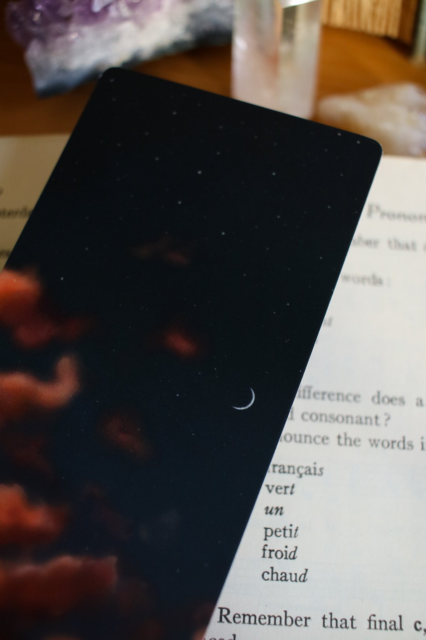 Crescent Moon Sunset Bookmark