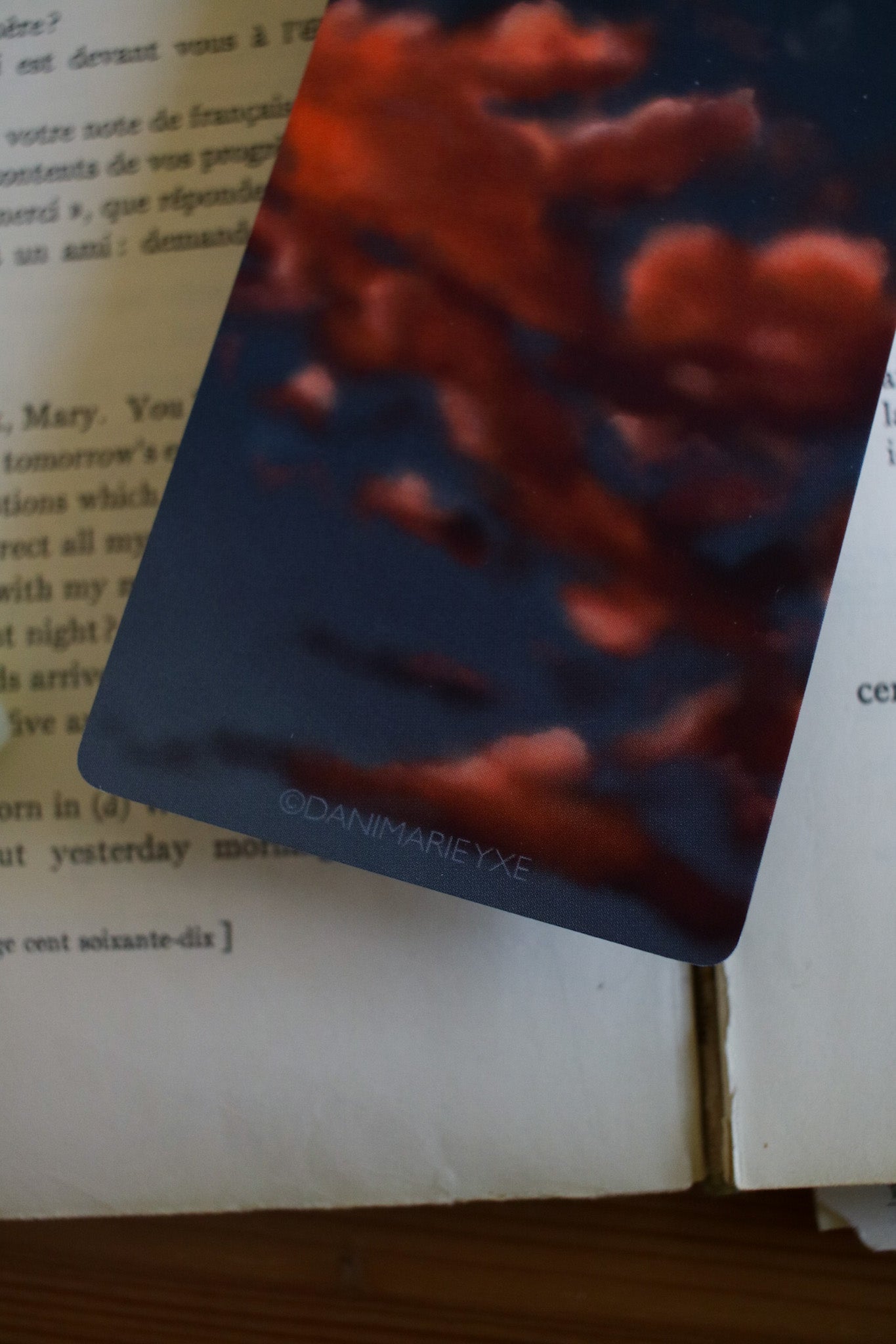 Crescent Moon Sunset Bookmark