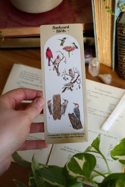 Backyard Bird Bookmark - Double Sided