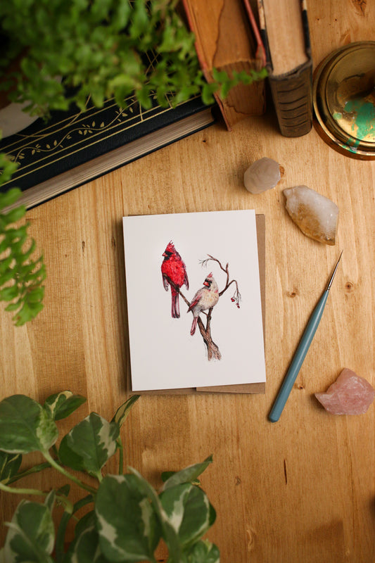 Cardinals - SMALL Greeting Card