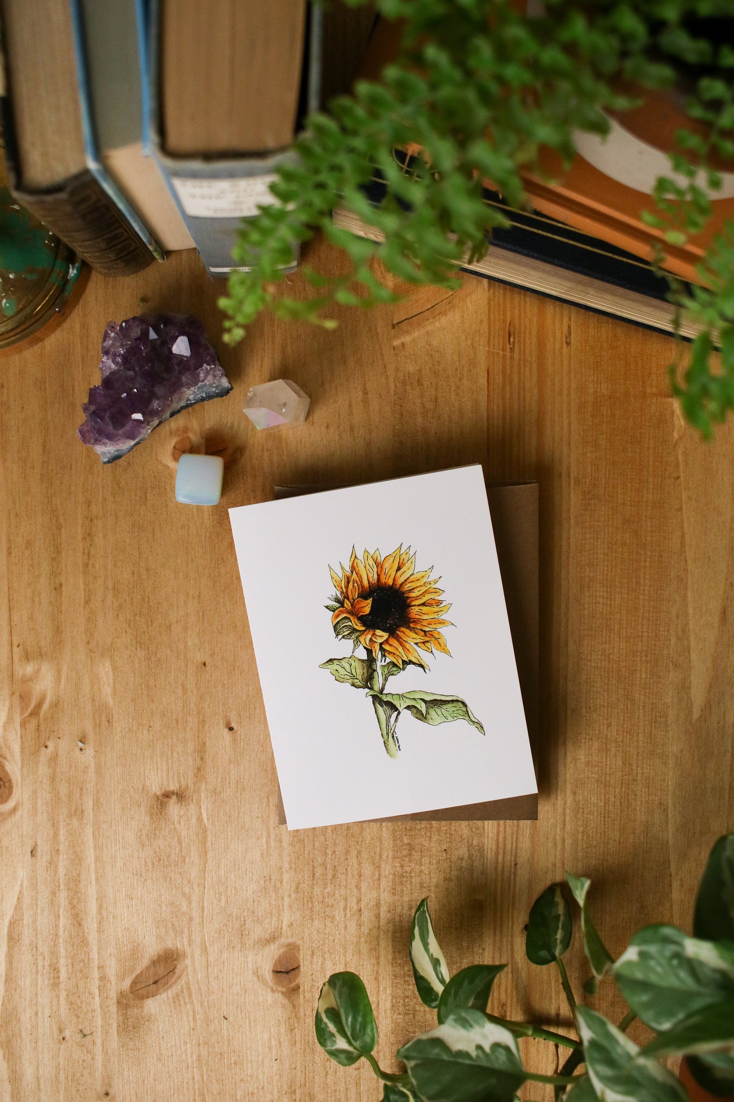Sunflower - SMALL Greeting Card