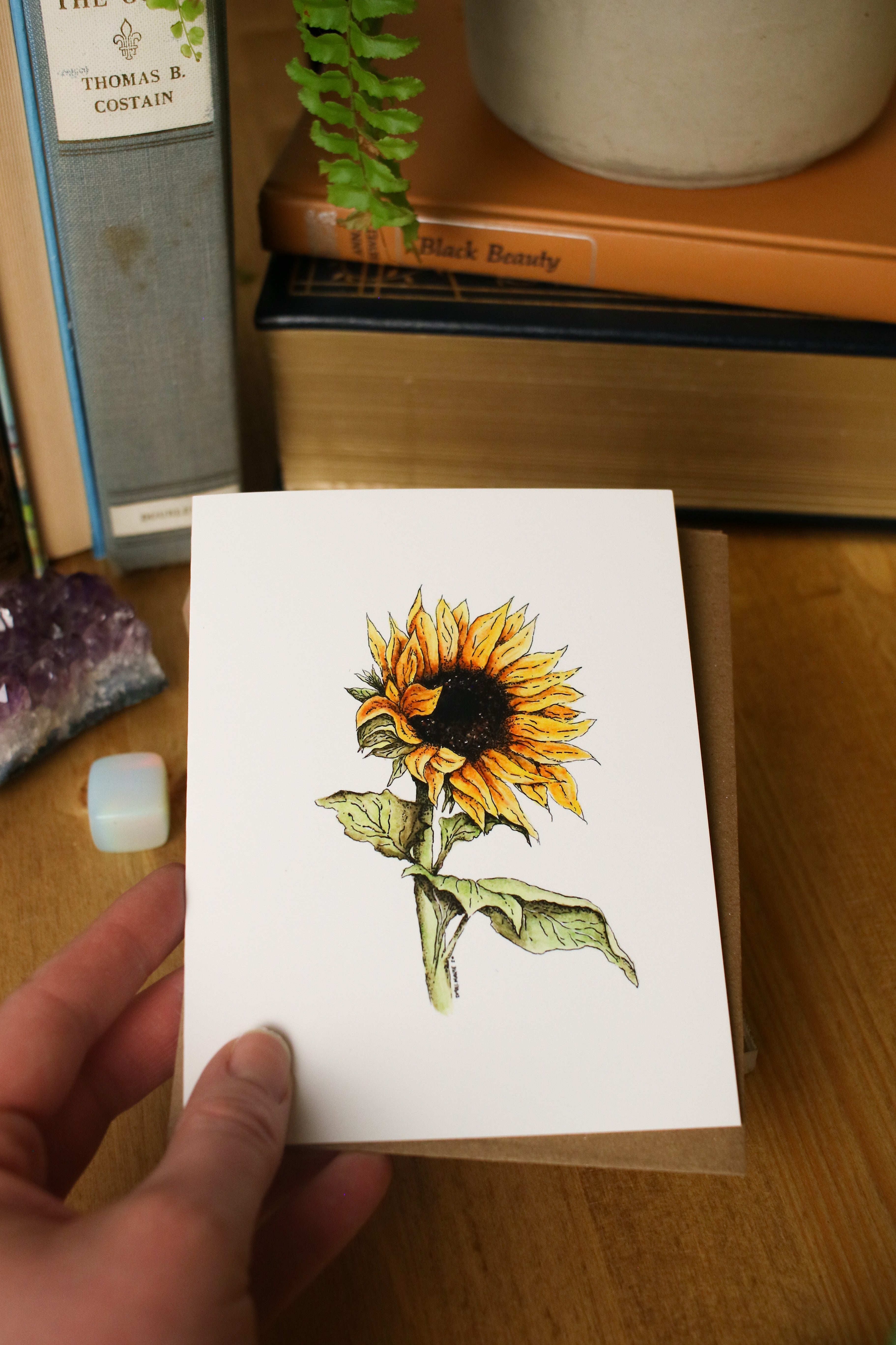 Sunflower - SMALL Greeting Card