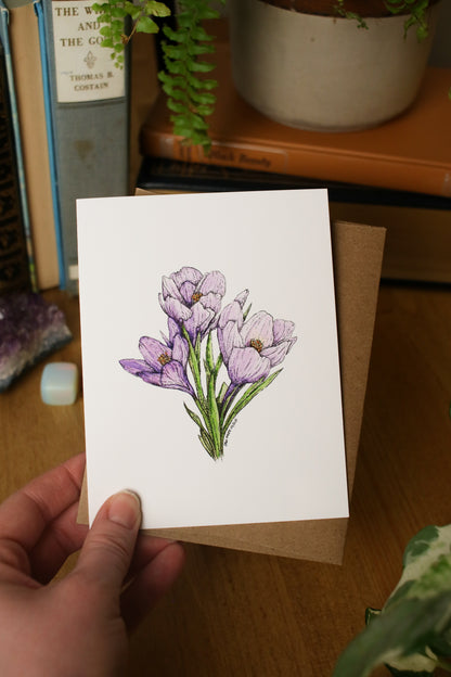Flower Variety 5 Pack - SMALL Greeting Card