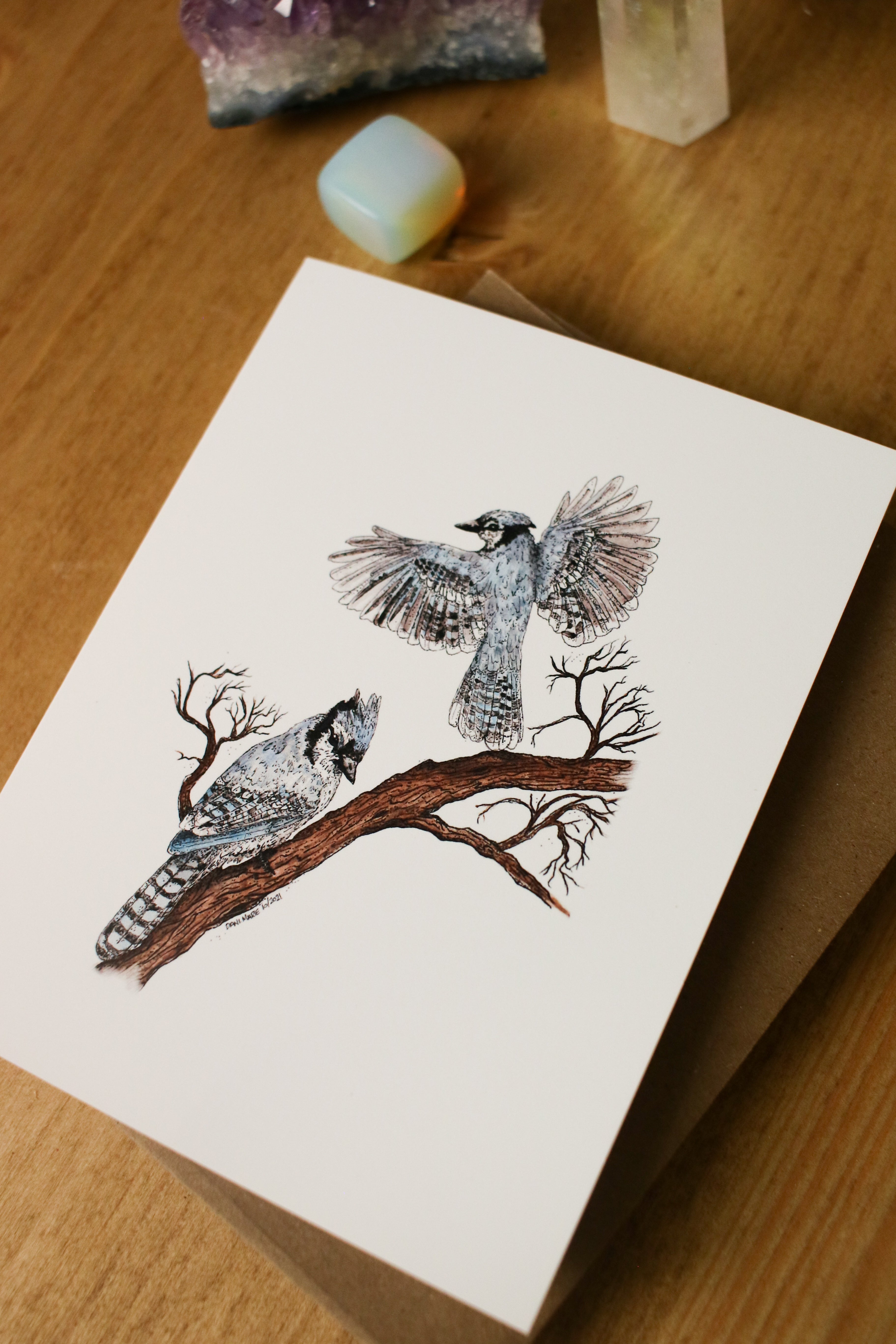 Blue Jays - SMALL Greeting Card
